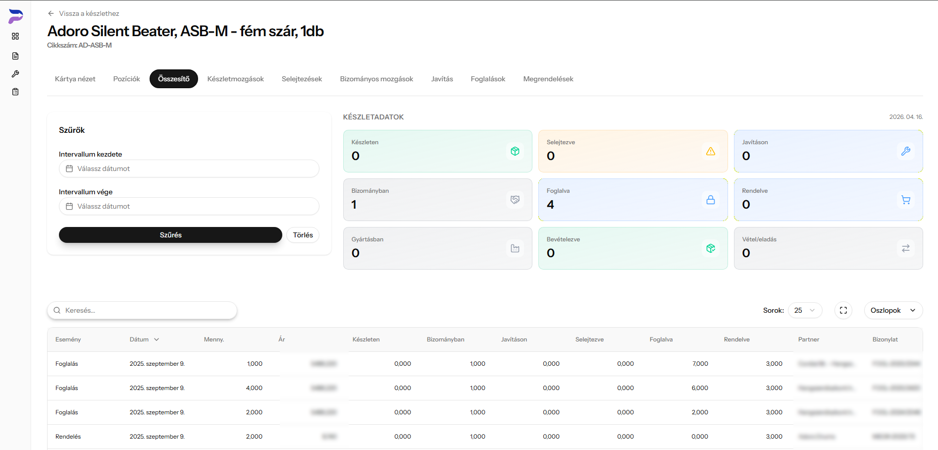 perpeti.me dashboard